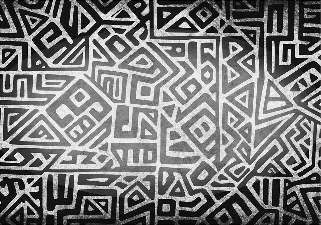 Fotótapéta Flizelina Dekoratív az irodába Geometrikus labirintus 208x146