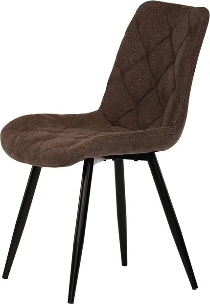 Étkezőszék, barna, szövet, CT-382 BR2