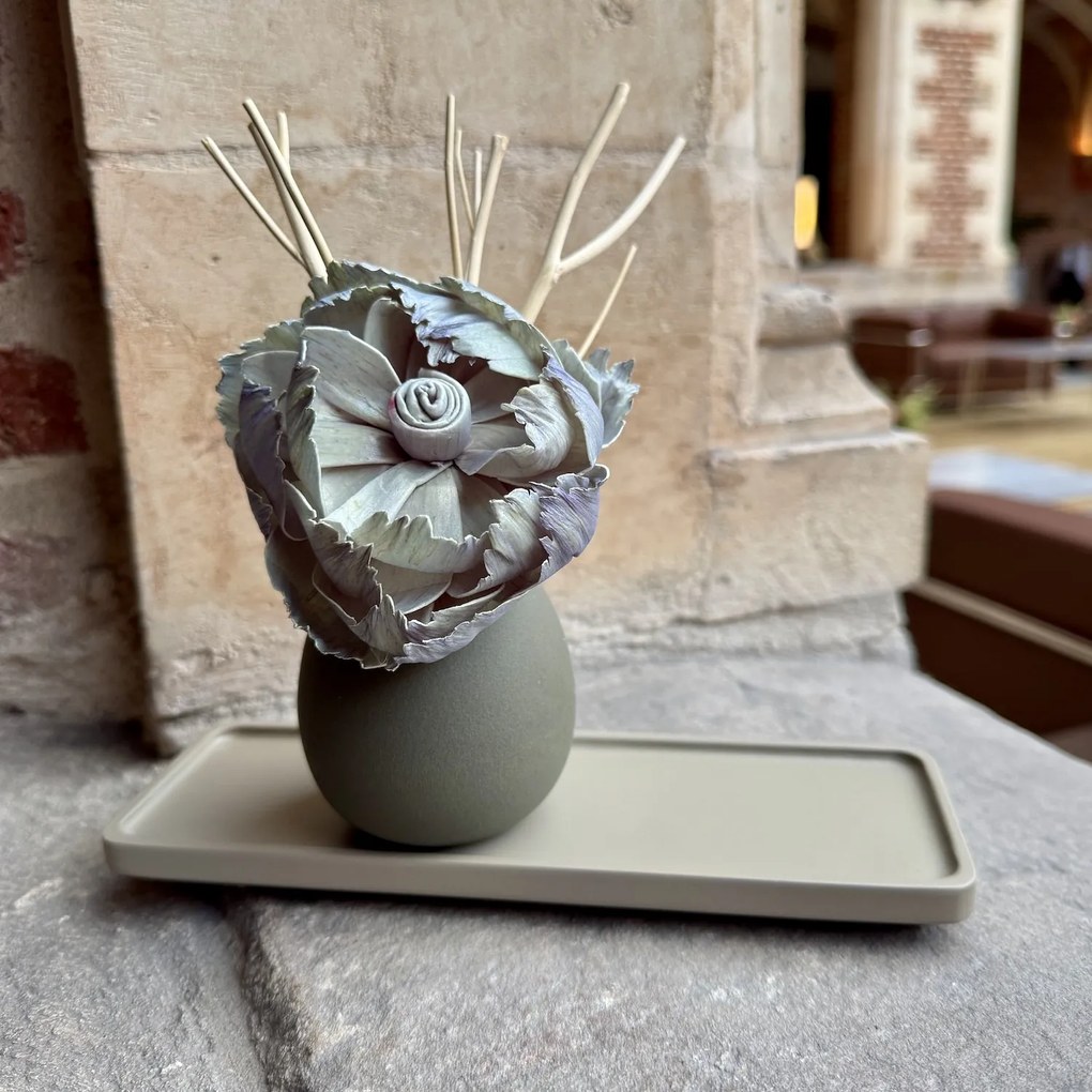 LEONI dizájner diffúzor tálcával, sötétzöld - ANOQ