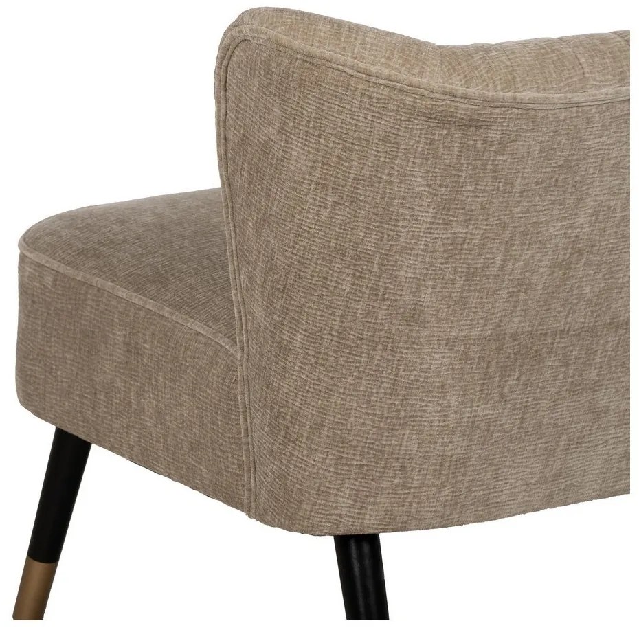 Bézs zsenília kanapé 134 cm Glam – Ixia