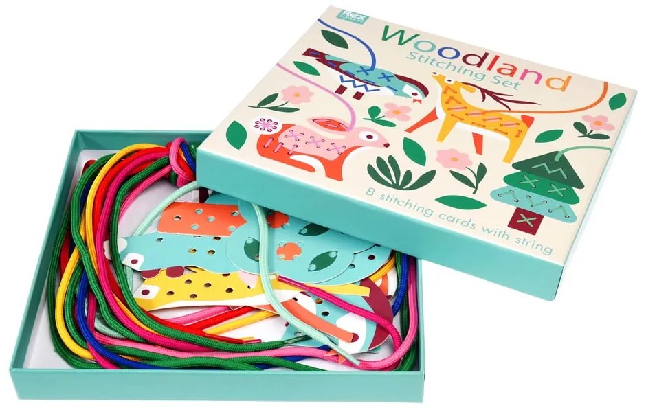 Kreatív készlet Stitching set Woodland – Rex London