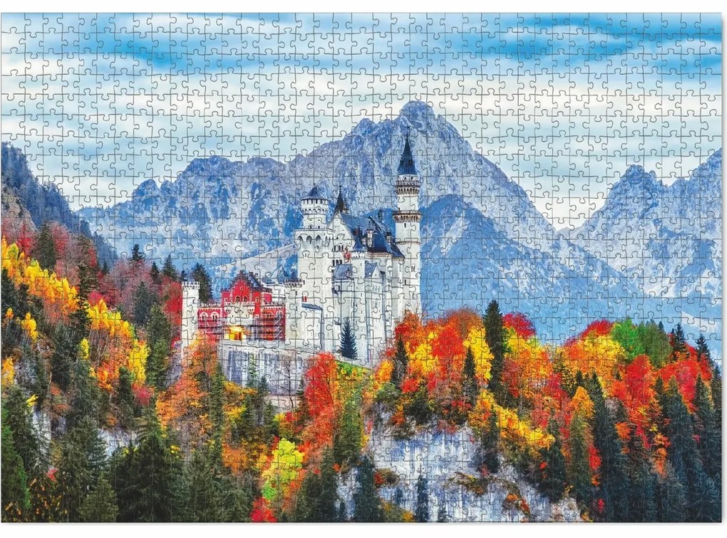 Dodo Puzzle Neuschwanstein kastély, 1000 darab