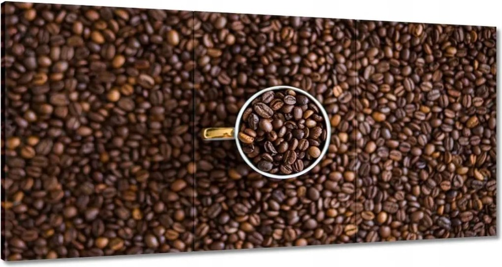 Festmények 120x60 Kávébabok