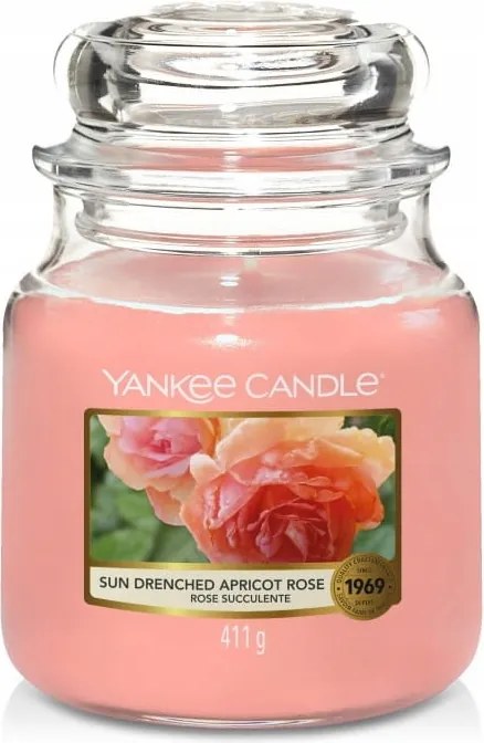 Yankee Candle Sun Drenched Apricot Rose Gyertya