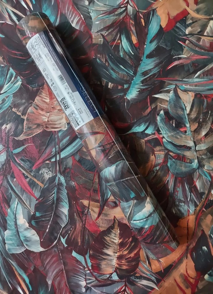 Fali tapéta többszínű levelek 10081-04