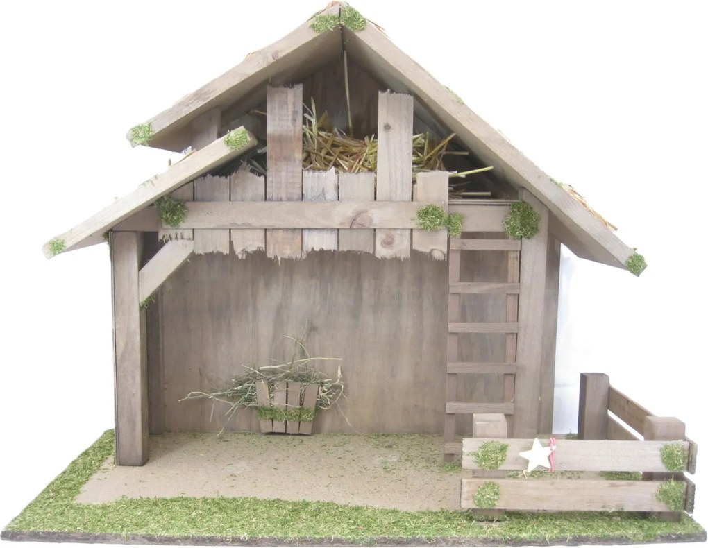 Karácsonyi betlehem állvány * 68x36x48cm * 20cm magas figurákhoz