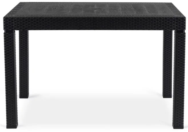 Fargo fekete rattan asztal