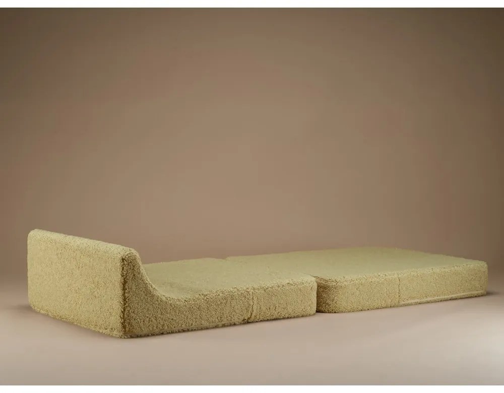 Zöld buklé gyerek fotel Flipster – Wigiwama