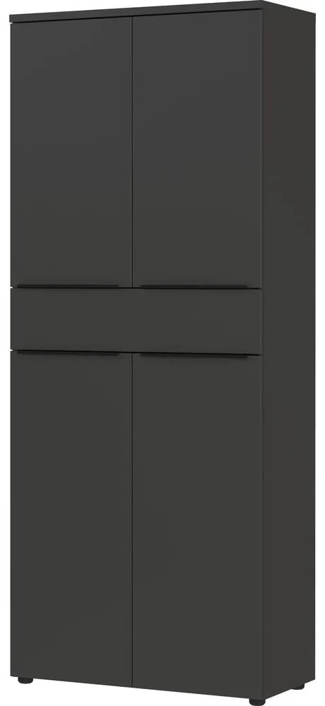 Antracitszürke ruhásszekrény 81x197 cm Mailand – Germania