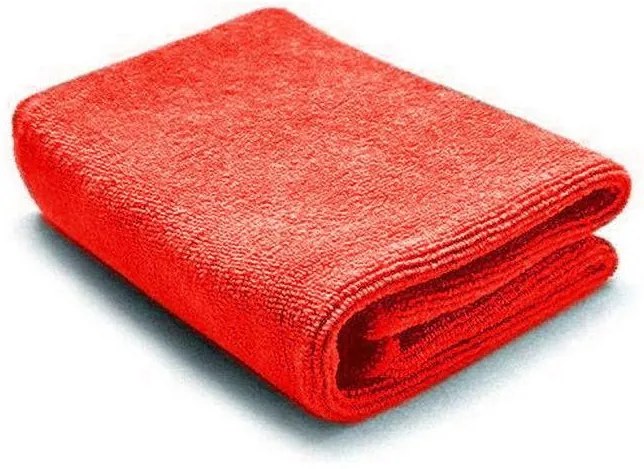 Mikroszálas törlőkendő 40x40cm 300g/m2 piros 10 db-os