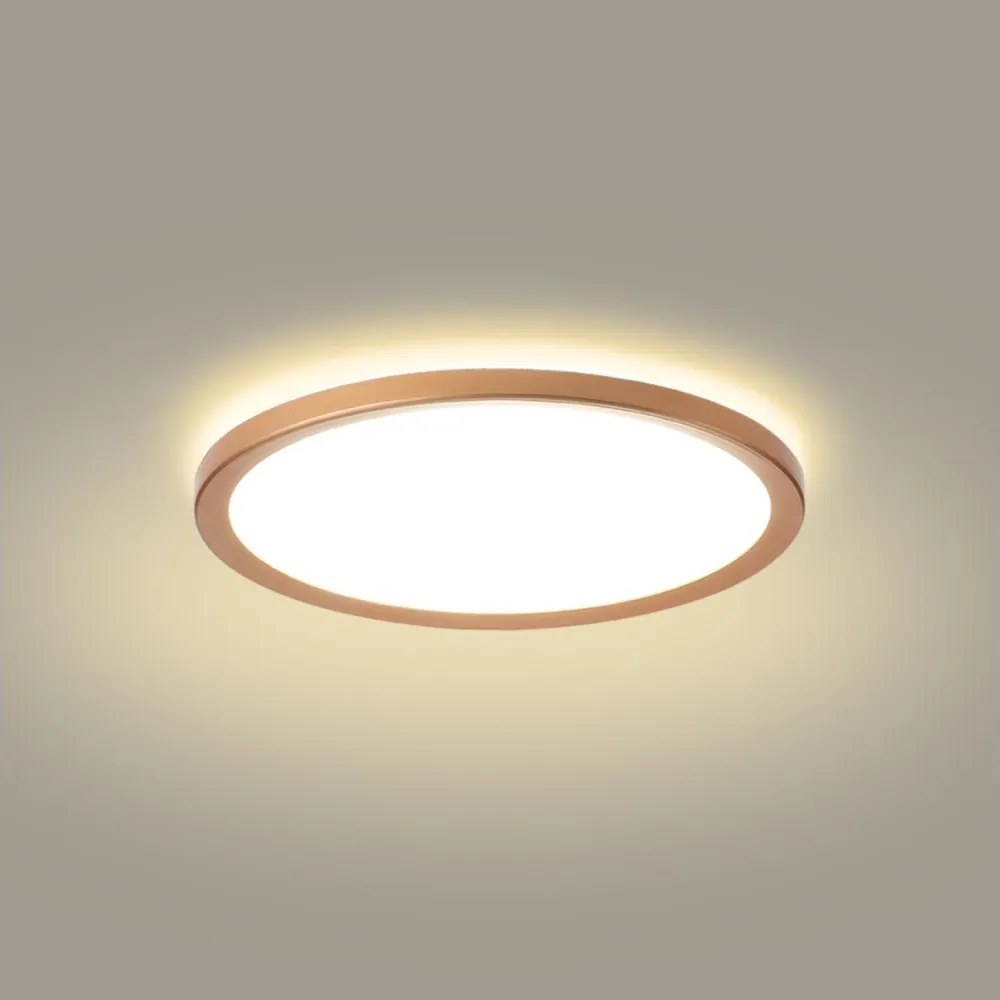 Brilagi - ULTRA SLIM LED fürdőszobai mennyezeti lámpa, 18 W, 230 V, Ø 30 cm, rózsaarany, IP54