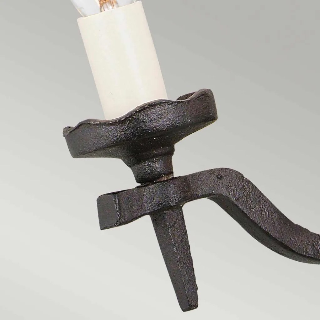 Elstead Lighting RECTORY RY2B-BLACK Fali lámpa 2x60W/E14