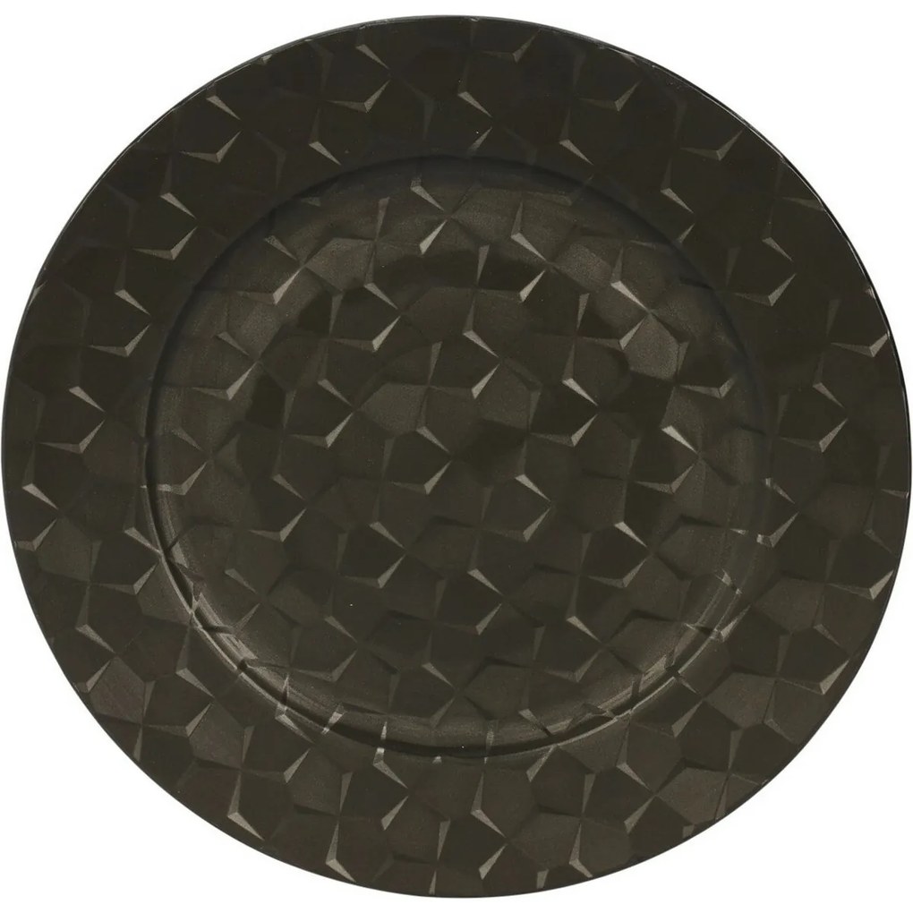 Black Pentagon tányéralátét, 33 cm