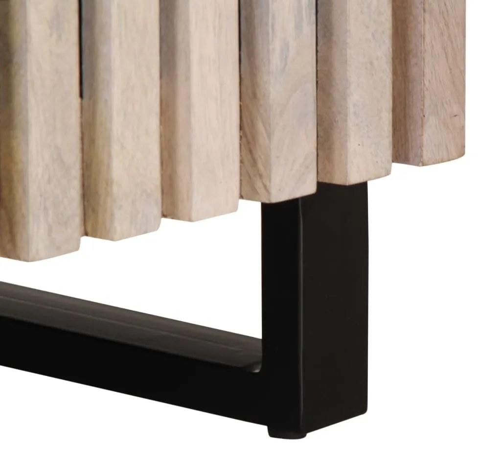 tömör mangófa TV-szekrény 100 x 34 x 46 cm