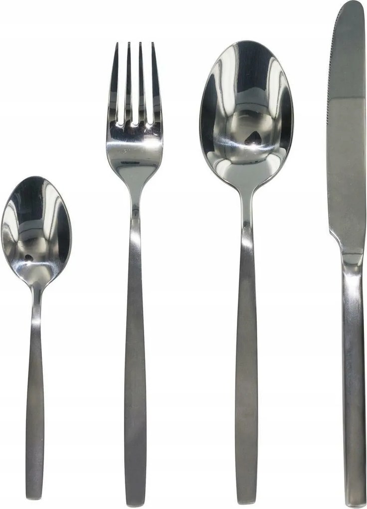 Onyx evőeszköz készlet 16db-os ezüst