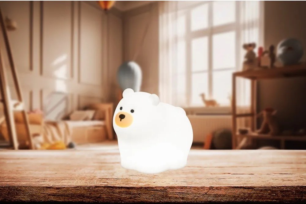 Krémszínű gyerek éjjelilámpa Knut – Fischer &amp; Honsel