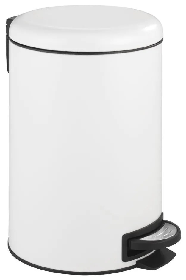 WENKO 22707100 - LEMAN szemetes 25x38 cm fehér/fekete