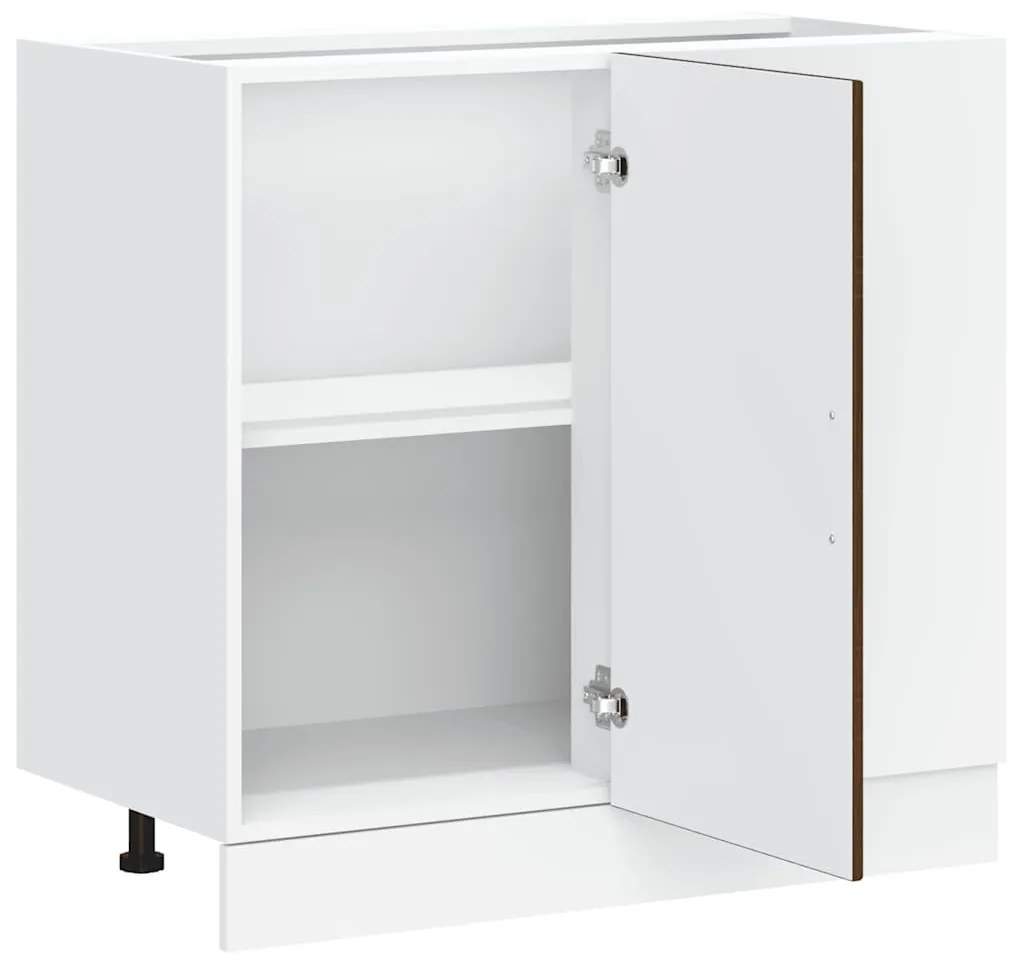 “Lyon” mosdó alapszekrény barna tölgy színű műfa