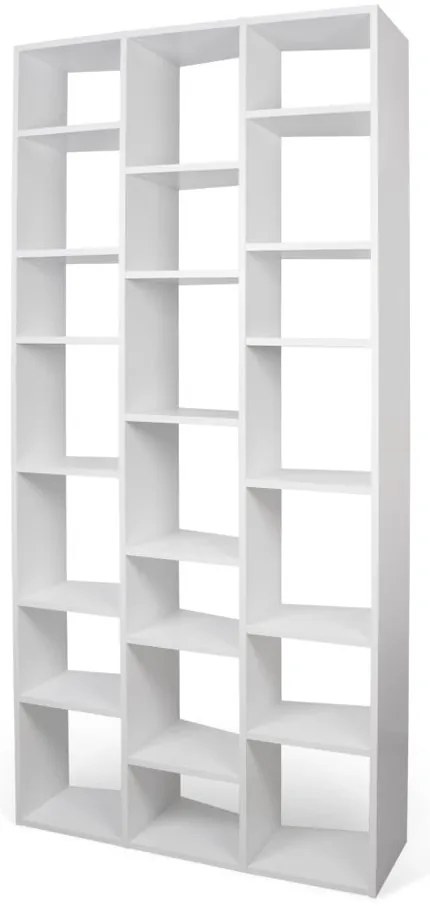 Fehér könyvespolc 108x224 cm Valsa – TemaHome