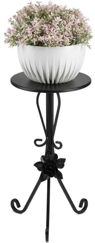 Virágállvány 55x33 cm fekete