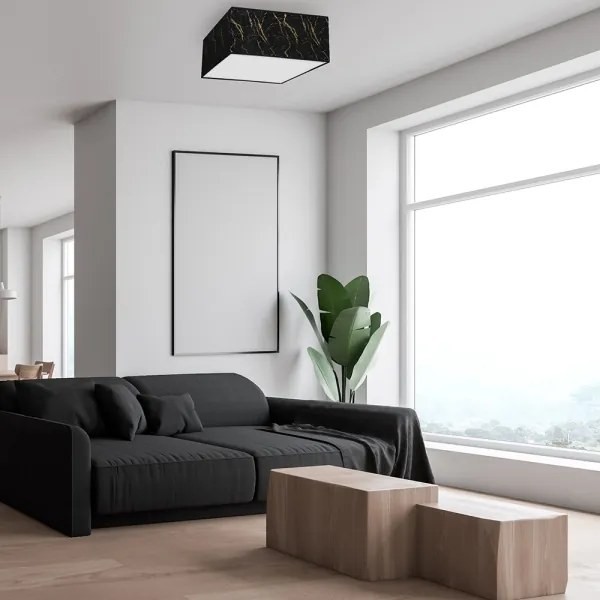 Mennyezeti lámpa SENSO 2xE27/60W/230V fekete