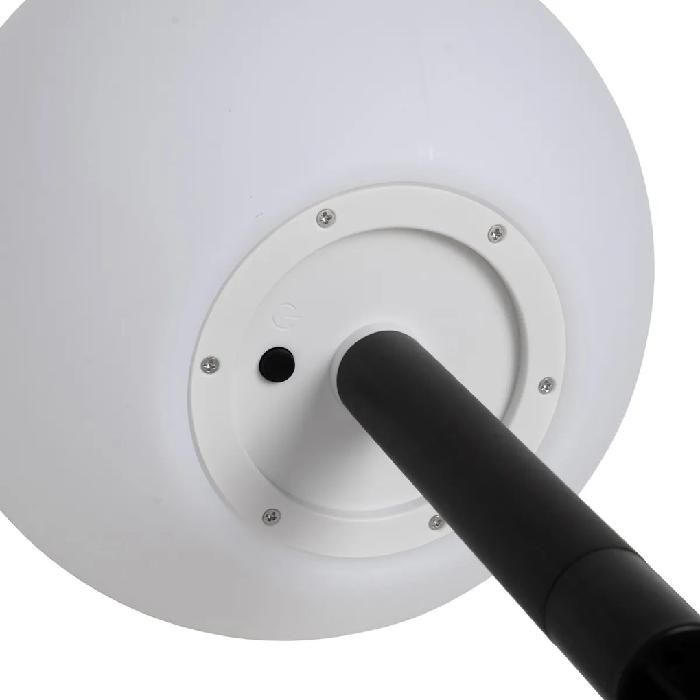 Kültéri lámpa fehér 25 cm LED-del IP44 napelemes RGBW - Ludger