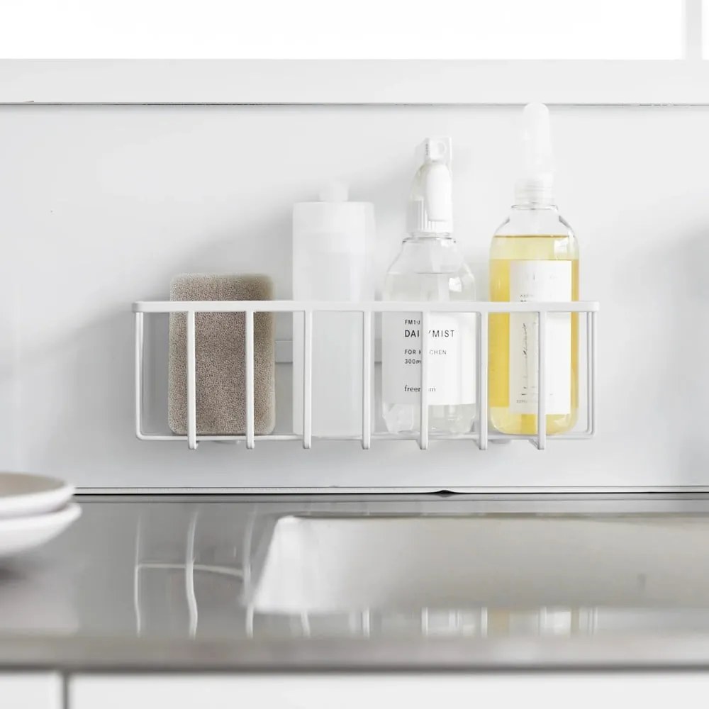 Fehér öntapadós fém mosogatóeszköz tartó Film Hook – YAMAZAKI