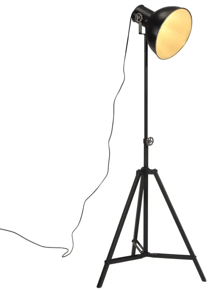 fekete állólámpa 25 W 61x61x90/150 cm E27