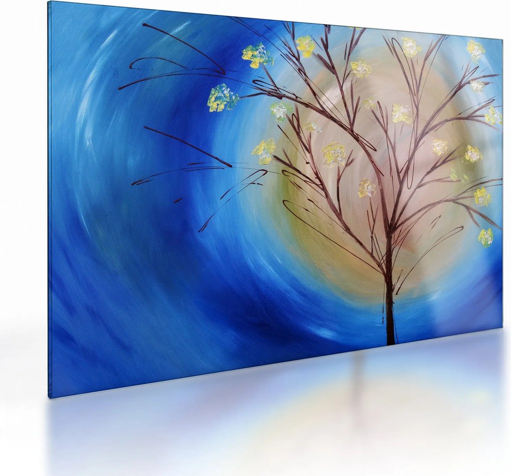 Kép - Napot eltakaró fa (üvegen) (70x50 cm)
