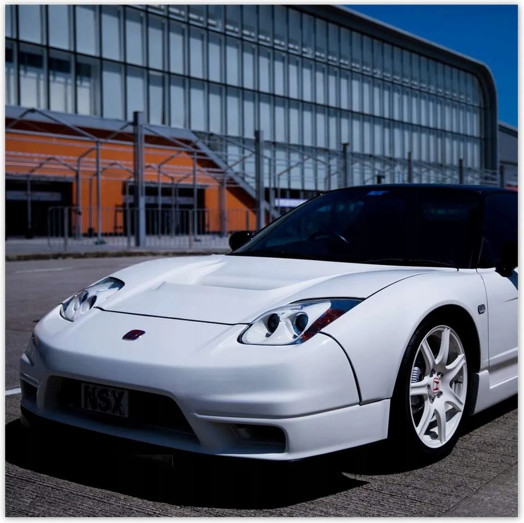 Poszter 70x70 Honda Nsx fehér autó