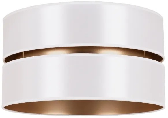 Duolla - Mennyezeti lámpa DUO 1xE27/15W/230V átm. 40 cm fehér/arany