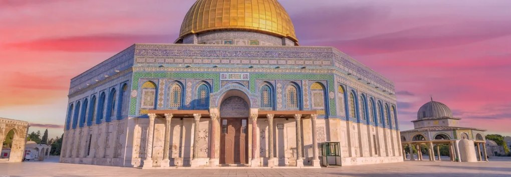 Poszter 95x33cm Al-Aksza mecset 3, Assaf Frank