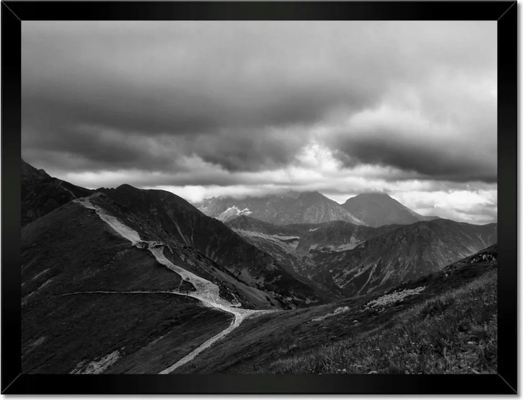 Poszterek keretben 40x30 Tátra Lengyel hegyek Kilátás