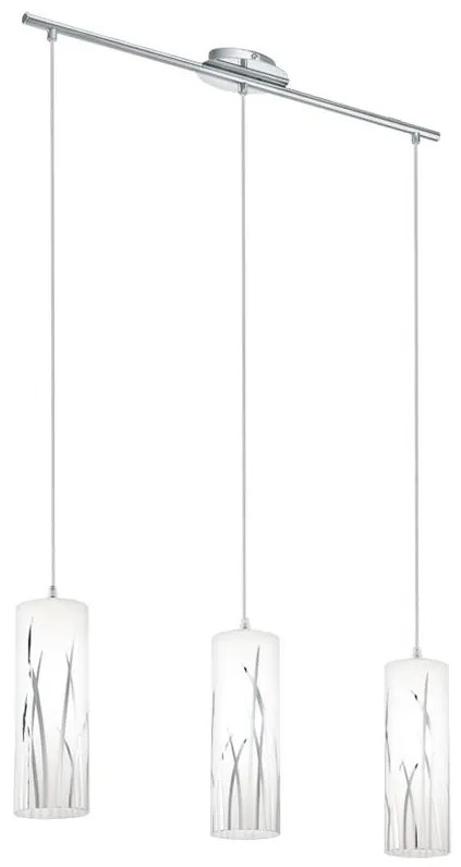 Eglo 92741 - Mennyezeti függesztékes lámpa RIVATO 3xE27/60W/230V
