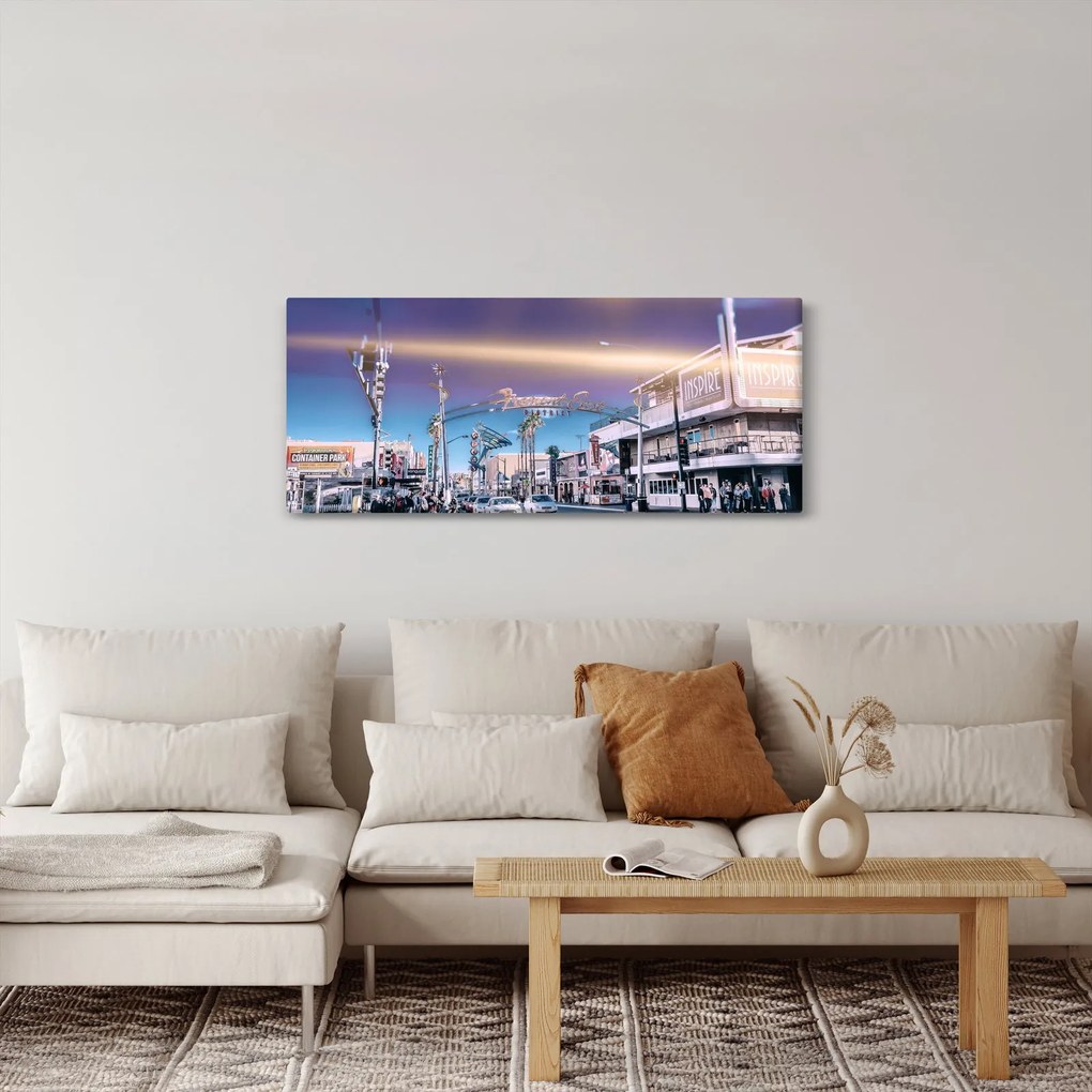 Kép egy utcáról Las Vegasban (120x50 cm)