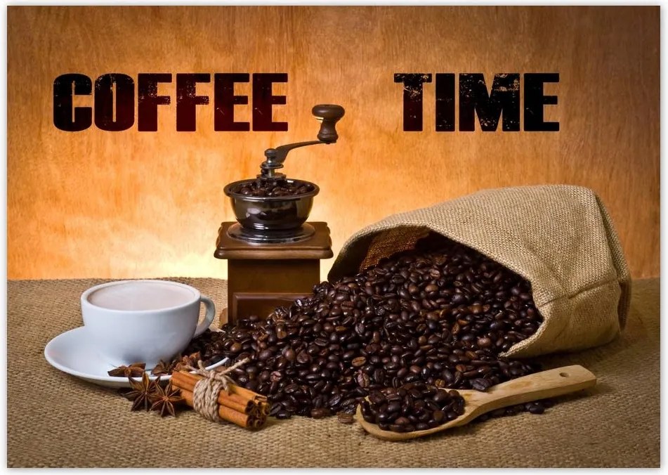 Poszterek A4 Szint Kávé Coffee Time