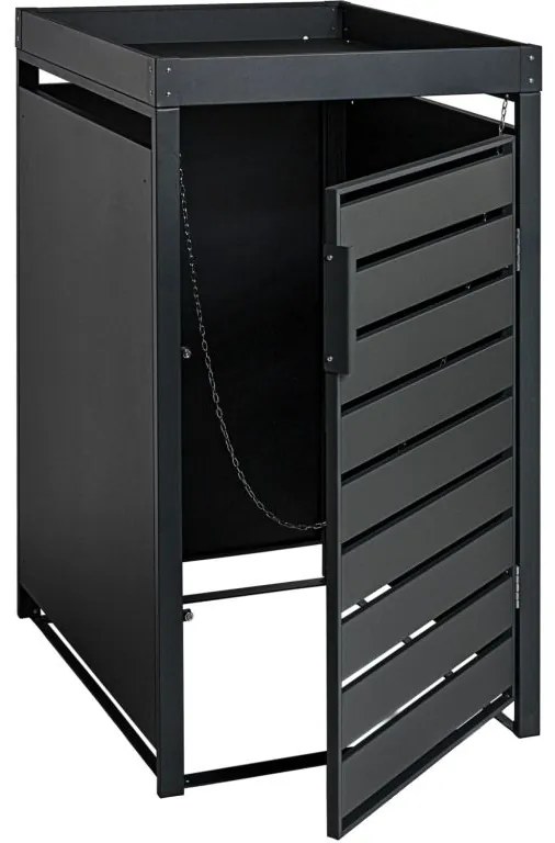 STILISTA Szekrény 1 szemetesre 68 x 124 x 80 cm antracit