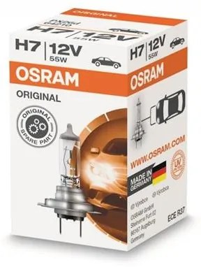 Halogén izzó, autó/gépjármű, H7, 55W, 12V, OSRAM, Original Line, 1 db (OAIH7OL)