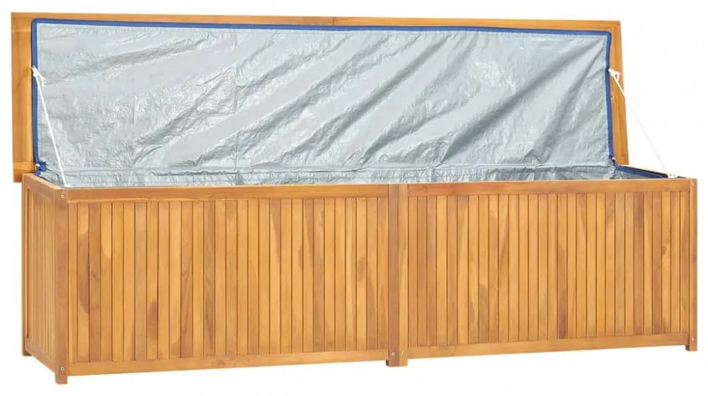 tömör tíkfa kerti láda 200 x 50 x 55 cm