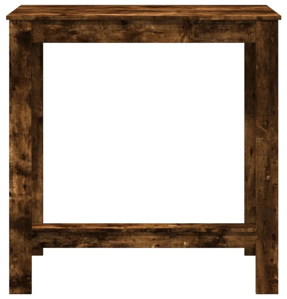 füstös tölgy színű szerelt fa bárasztal 102 x 50 x 103,5 cm