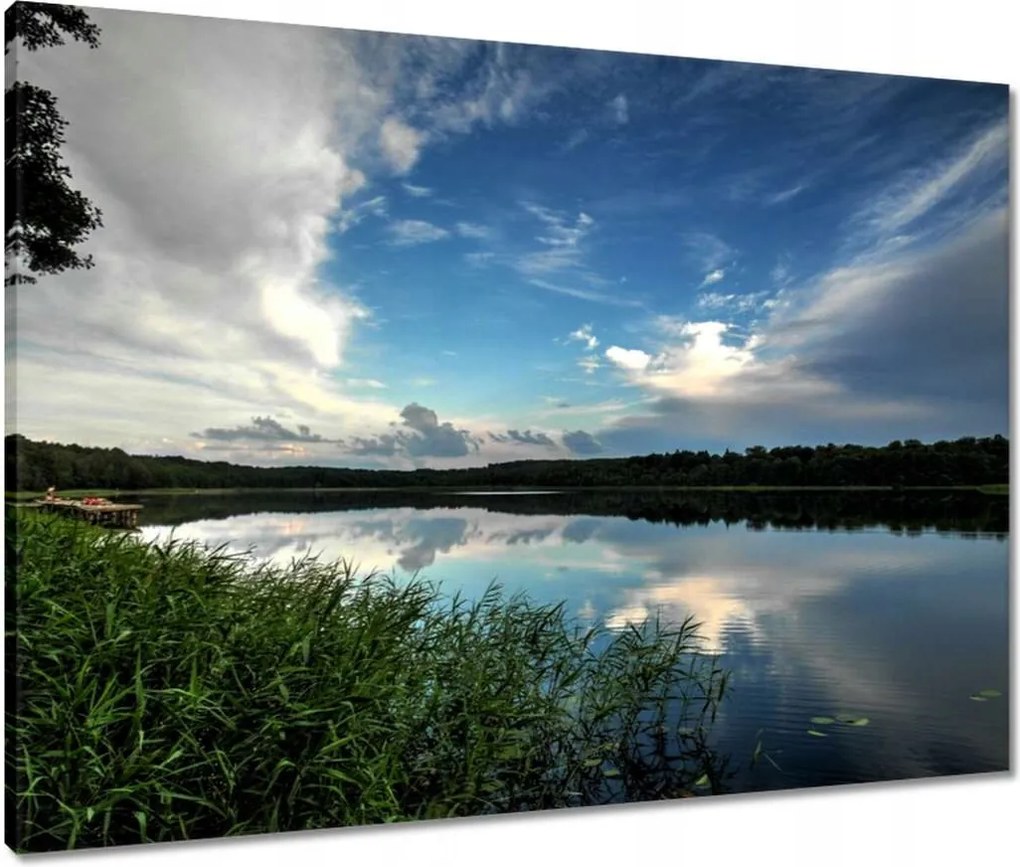 Vászonkép 80x60 Csendes tó