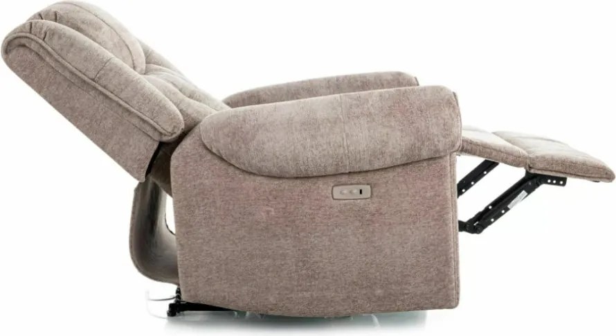 Parys Raven elektromos dönthető fotel sötétbézs