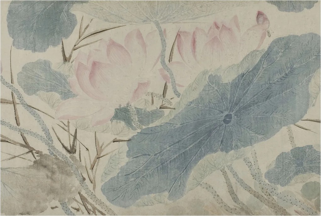 Flizelin fotótapéta Flizelin Design lótusz levelek 104x70 Ragasztó