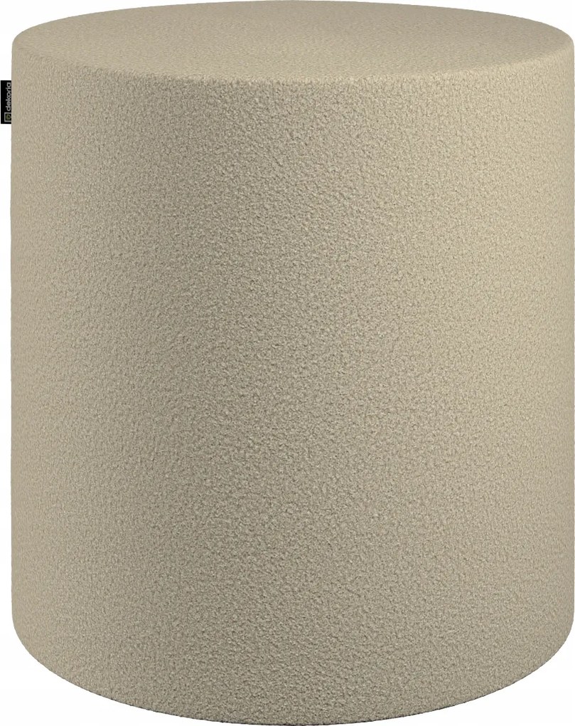 Dekoria Barrel puff világos bézs