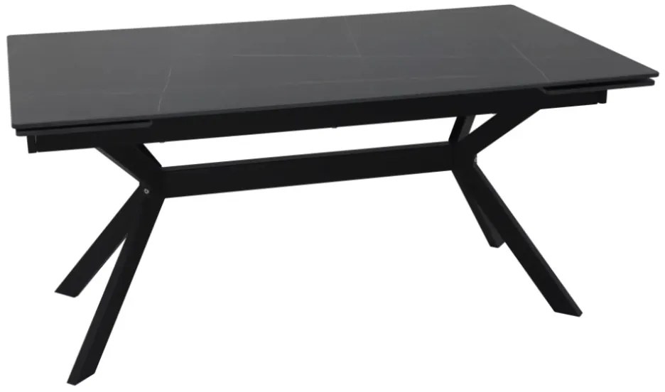 Imperia bővíthető étkezőasztal fekete 160-220 cm
