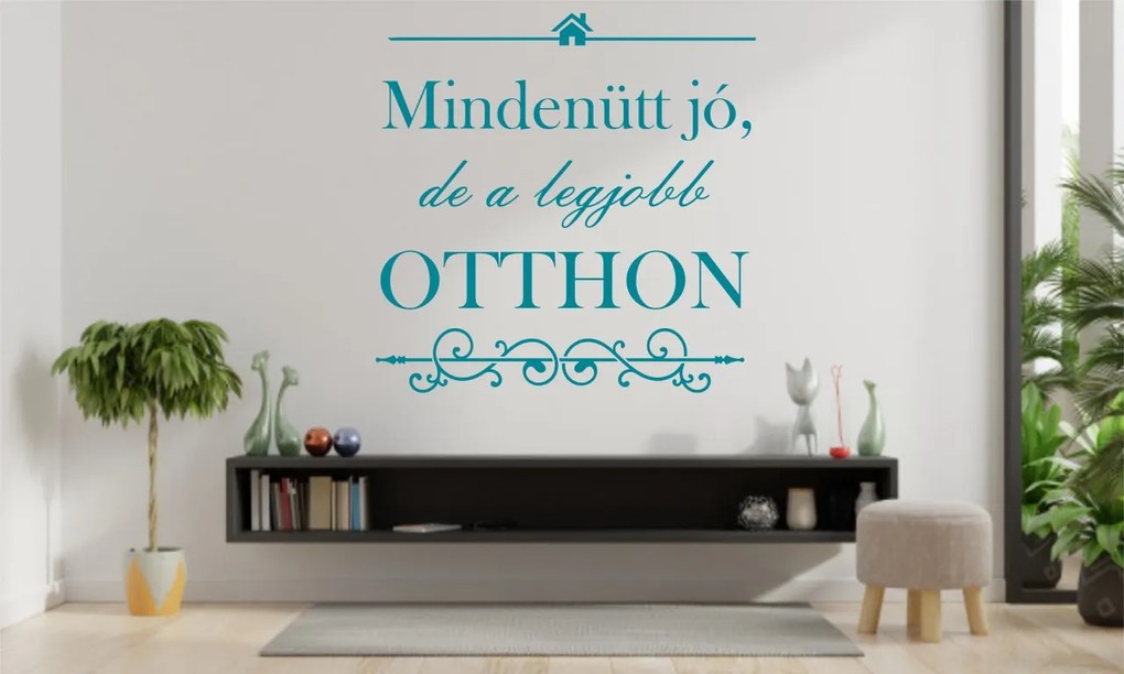 Mindenütt jó, de a legjobb otthon falmatrica