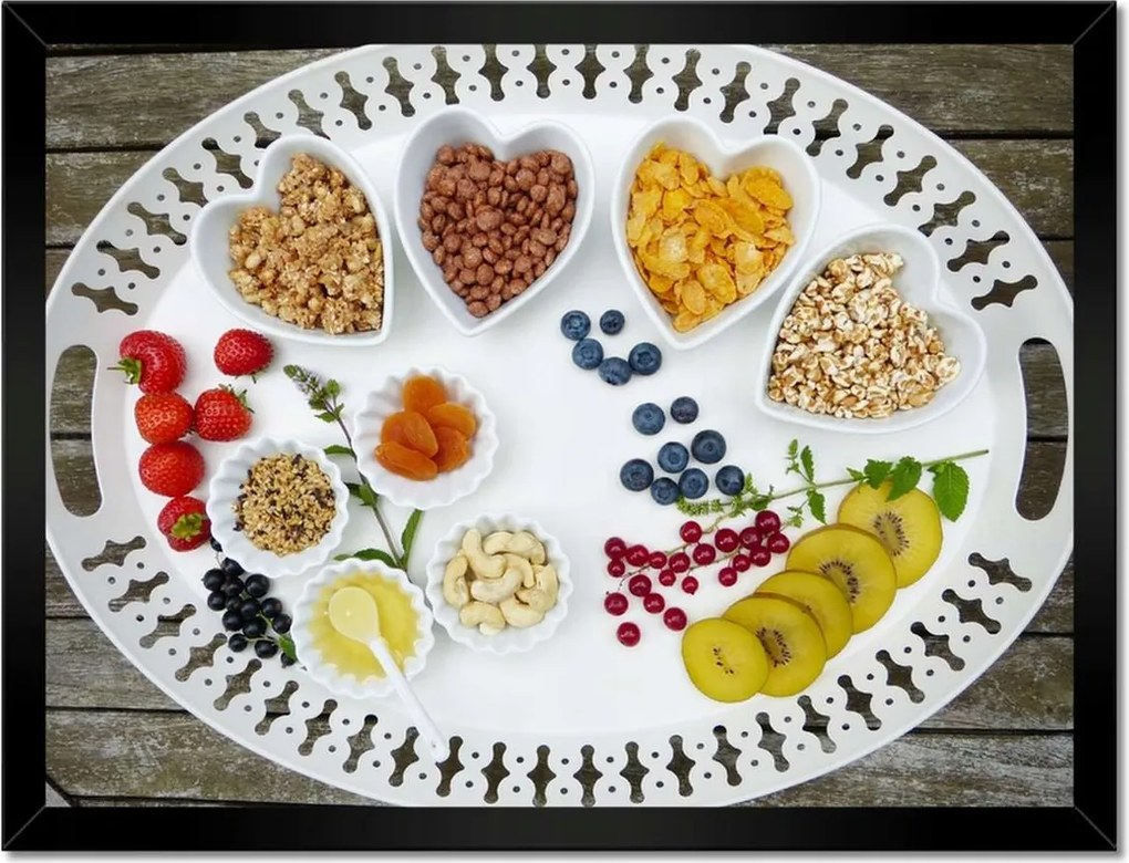 Poszterek keretben 40x30 Egészséges reggeli Mussli