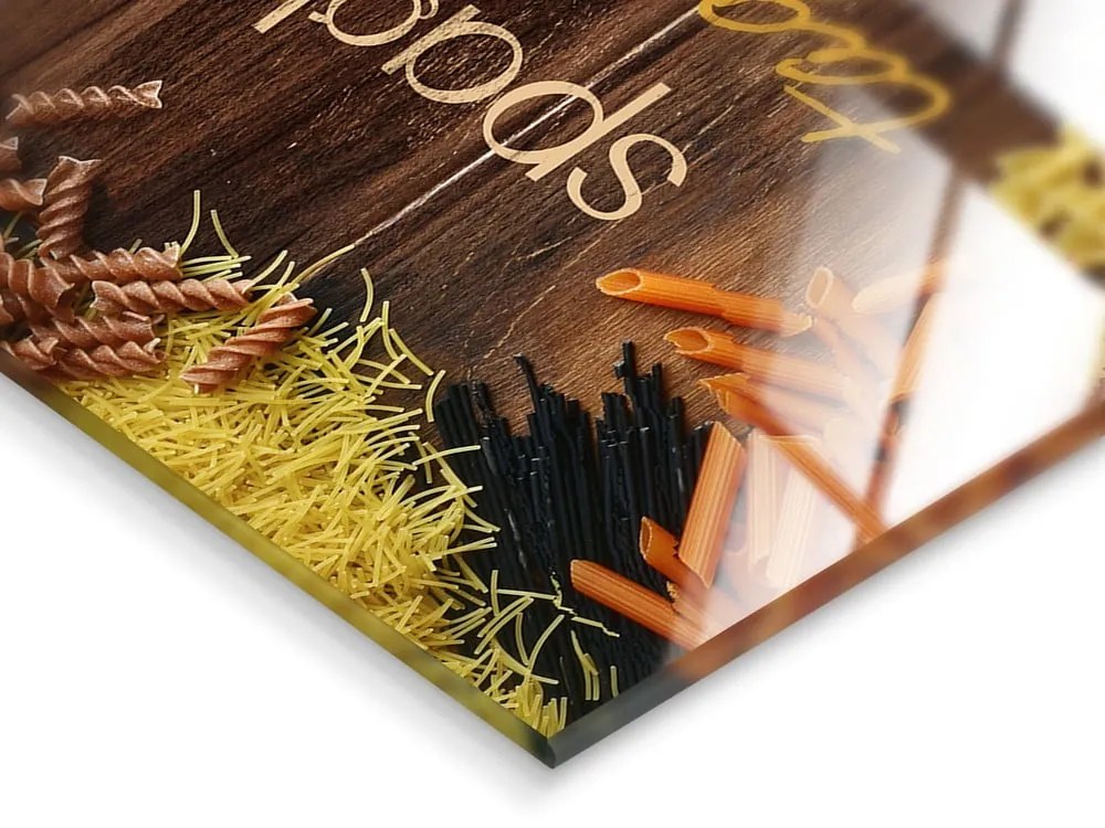 Üveg kép 30x30 cm Pasta – Styler