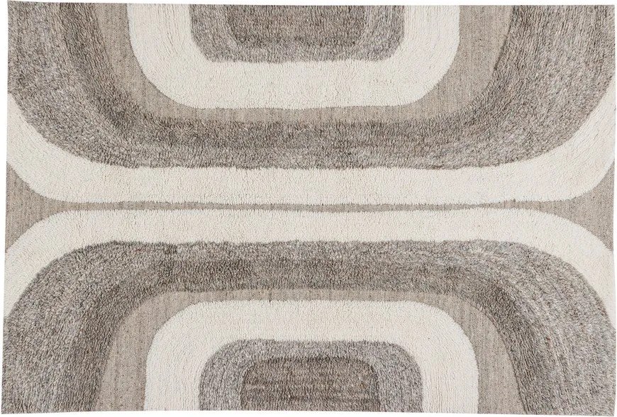 Szürke-bézs gyapjúkeverék szőnyeg 170x240 cm Moro – WOOOD