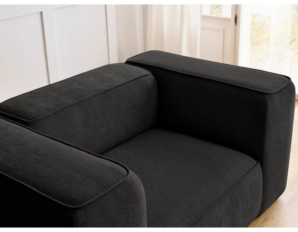 Fekete fotel Zephyr – Bobochic Paris